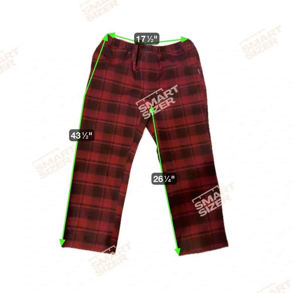 Eddie Bauer Red & Brown Plaid Men's Flannel Pajama Pants Size XL New w/ Tags - Picture 7 of 7